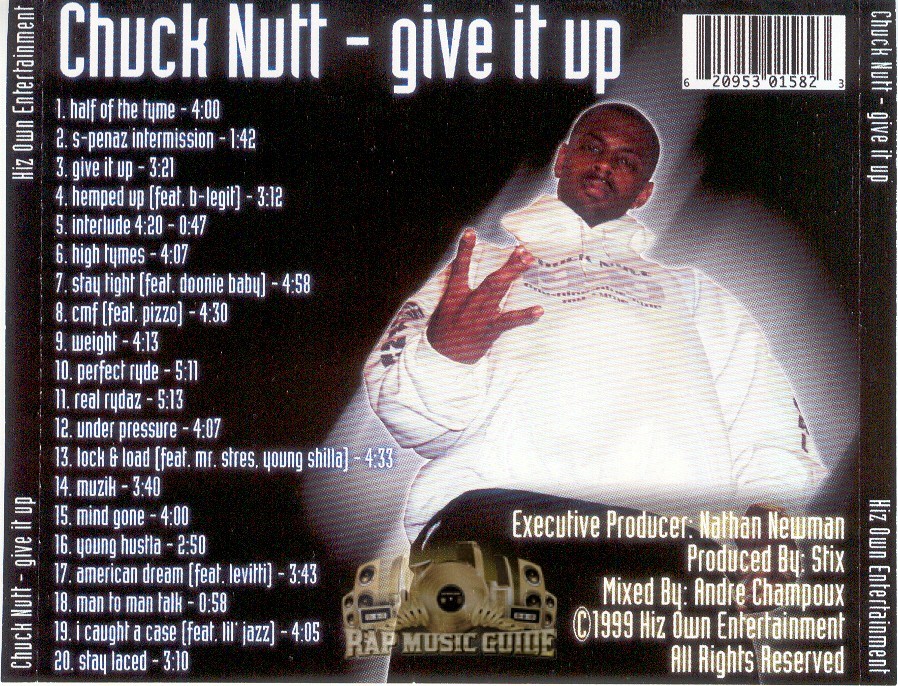 Chuck Nutt - Give It Up: 1st Press. CD | Rap Music Guide